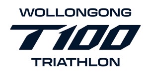 T100 Logo Wollongong Stacked Navy